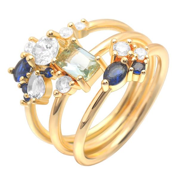 wedding rings 2021 flower sets for lovers colorful crystal cz 3pcs set men women fashion engagement valentine's day gifts, Slivery;golden
wedding rings 2021 flower sets for lovers colorful crystal cz 3pcs set men women fashion engagement valentine's day gifts, Slivery;golden