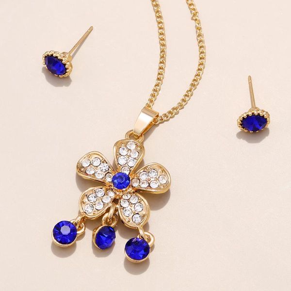 wedding jewelry sets luxury for women colorful crystal flower tassel pendant necklace drop earrings set gift, Slivery;golden
wedding jewelry sets luxury for women colorful crystal flower tassel pendant necklace drop earrings set gift, Slivery;golden