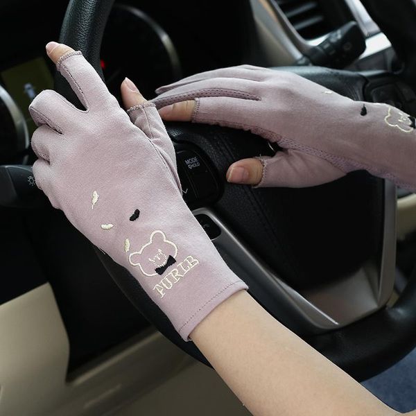 five fingers gloves summer women' thin cotton fingerless sunscreen non-slip touch screen driving and cycling sports, Blue;gray
five fingers gloves summer women' thin cotton fingerless sunscreen non-slip touch screen driving and cycling sports, Blue;gray