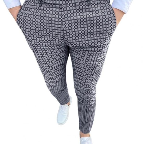 men's pants 2021 men plaid spot casual slim long breathable straight trousers for wedding, Black
men's pants 2021 men plaid spot casual slim long breathable straight trousers for wedding, Black
