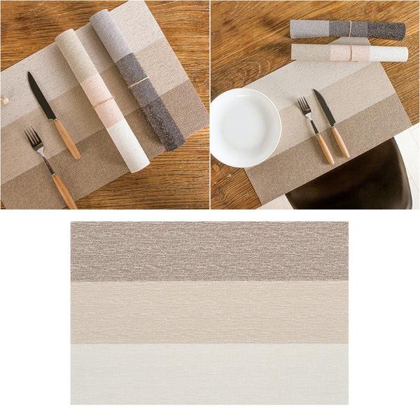 mats & pads pvc placemats non-slip table place pad heat-resistant waterproof placements for kitchen home size beige
mats & pads pvc placemats non-slip table place pad heat-resistant waterproof placements for kitchen home size beige