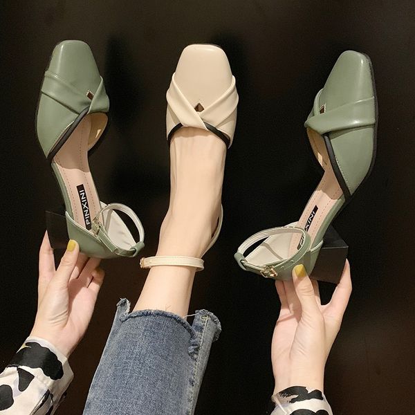 sandals fairy fashion summer tide shoes new hundred-heeled high-heeled open-toed button womens shoes roman shoes, Black
sandals fairy fashion summer tide shoes new hundred-heeled high-heeled open-toed button womens shoes roman shoes, Black