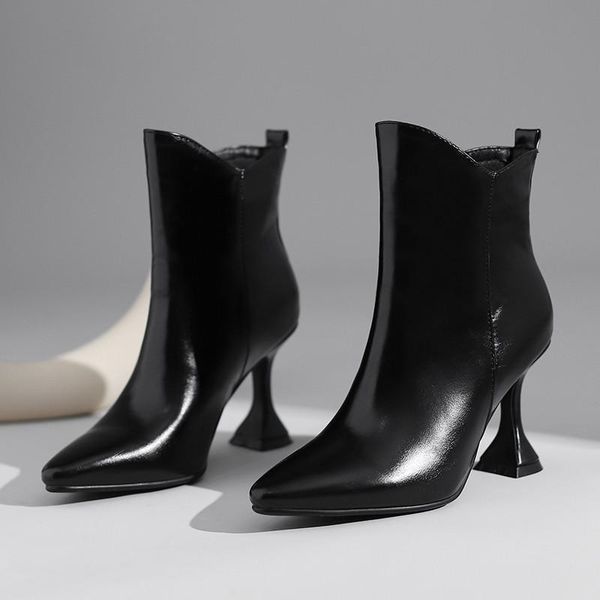 boots patent ankle for women spike high heels pointed toe fashion short white black autumn winter party shoes ladies
boots patent ankle for women spike high heels pointed toe fashion short white black autumn winter party shoes ladies
