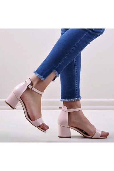 sandals women powder japanned leather, Black 
sandals women powder japanned leather, Black