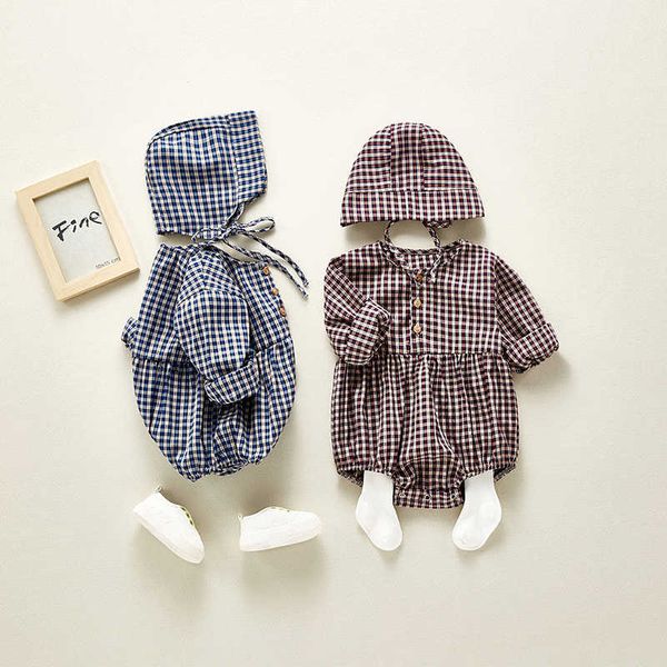 newborn baby spring clothes girl plaid bodysuit jumpsuit cute overalls lovely with hat outfits set, Blue
newborn baby spring clothes girl plaid bodysuit jumpsuit cute overalls lovely with hat outfits set, Blue