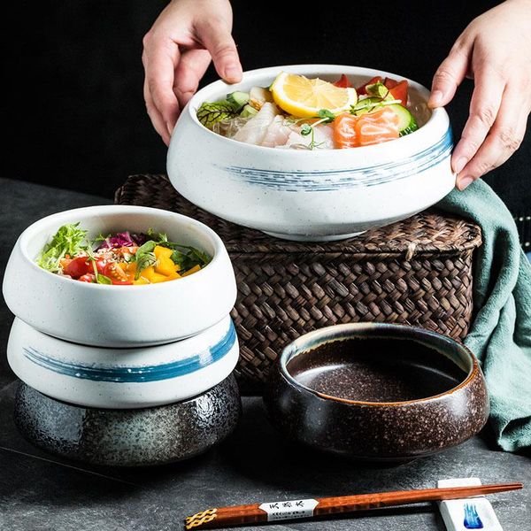 bowls japanese creative style tableware large noodles bowl dishes for serving utensils kitchen ramen salad fruit ribbed soup
bowls japanese creative style tableware large noodles bowl dishes for serving utensils kitchen ramen salad fruit ribbed soup