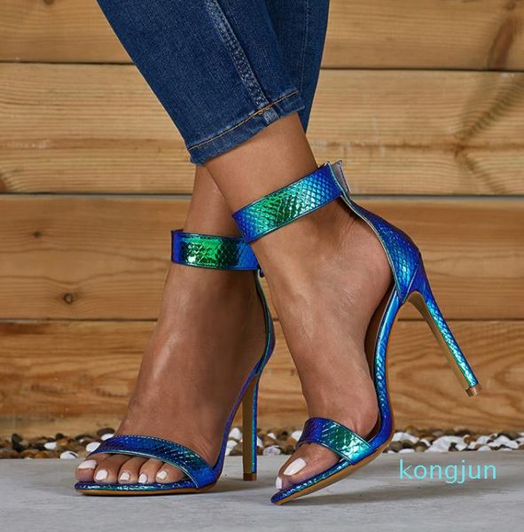 big size 35 to 40 41 42 blue ankle strap woman designer high heel sandals silver wedding shoes, Black
big size 35 to 40 41 42 blue ankle strap woman designer high heel sandals silver wedding shoes, Black