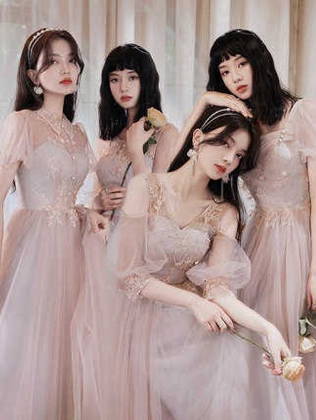 luxury party evening dress bridmaid 2021 long pink autumn and winter sister group fairy temperament senior wedding evening dr look thin, Black;gray
luxury party evening dress bridmaid 2021 long pink autumn and winter sister group fairy temperament senior wedding evening dr look thin, Black;gray