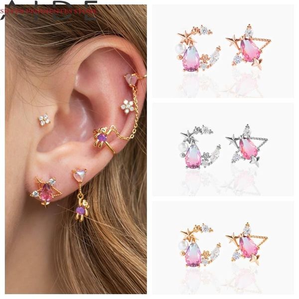 stud aide copper star moon earrings for women colorful 18k gold plating preserving fashion jewelry earring, Golden;silver
stud aide copper star moon earrings for women colorful 18k gold plating preserving fashion jewelry earring, Golden;silver