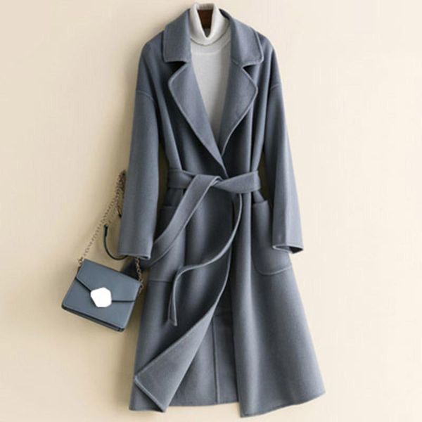 women's wool & blends 100% coat for women spring jacket arrival double-sided cashmere alpaca long woolen, Black
women's wool & blends 100% coat for women spring jacket arrival double-sided cashmere alpaca long woolen, Black
