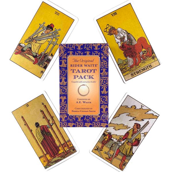 rider waite tarot deck leisure party table game fortune-telling prophecy oracles cards with guide book
rider waite tarot deck leisure party table game fortune-telling prophecy oracles cards with guide book