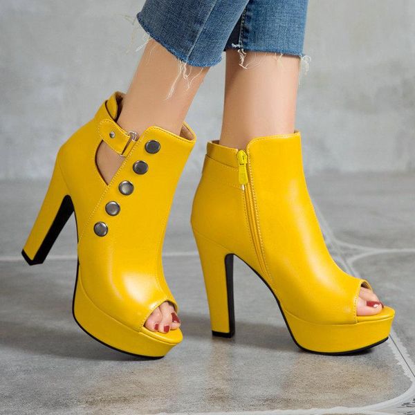 dress shoes women pumps open toe ankle boots comfy square heels platform pu gladiator rivet decor buckle, Black
dress shoes women pumps open toe ankle boots comfy square heels platform pu gladiator rivet decor buckle, Black