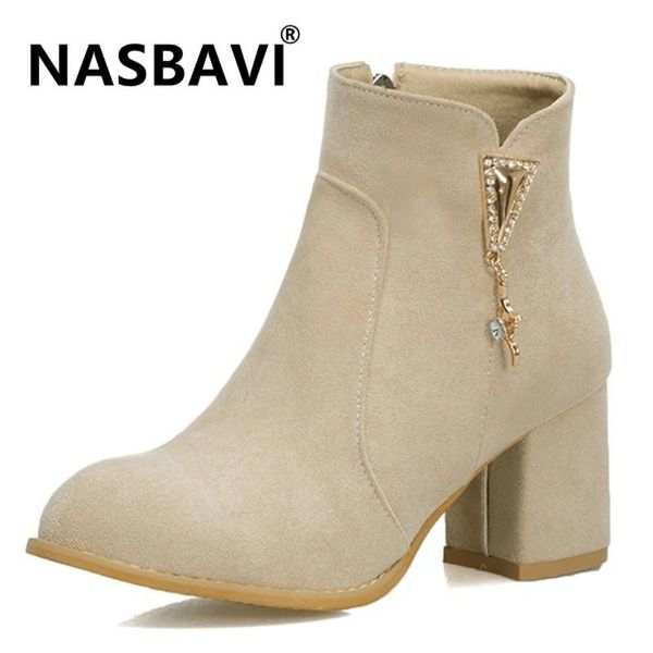 boots 2021 women casual ankle round head zippers autumn winter exquisite metal crystal chain decoration, Black
boots 2021 women casual ankle round head zippers autumn winter exquisite metal crystal chain decoration, Black