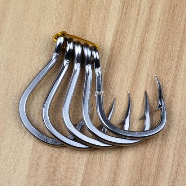 10pcs big jigging hook barbed stainless steel fishhook jig 1/0# 3/0# 5/0# 7/0# 9/0# 11/0# 13/0# all fishing position tackle hooks
10pcs big jigging hook barbed stainless steel fishhook jig 1/0# 3/0# 5/0# 7/0# 9/0# 11/0# 13/0# all fishing position tackle hooks