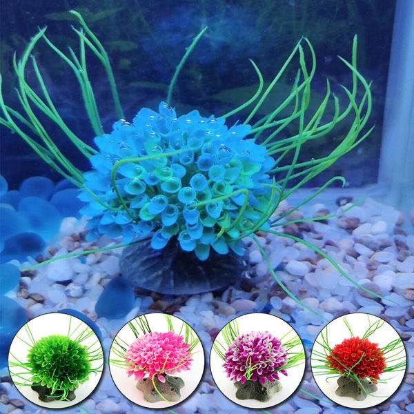 decorations artificial grass simulated aquatic plant fish tank flower colorful ball water aquarium fake stone rock plastic base durable
decorations artificial grass simulated aquatic plant fish tank flower colorful ball water aquarium fake stone rock plastic base durable