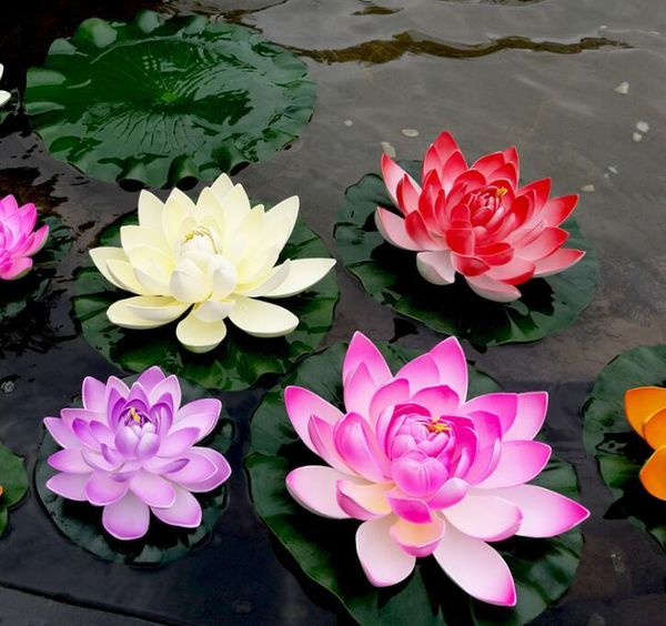1pcs 17cm artificial lotus flowers fake bouquet for wedding decoration fish tank floating water lily festive supplies decorative & wreaths
1pcs 17cm artificial lotus flowers fake bouquet for wedding decoration fish tank floating water lily festive supplies decorative & wreaths