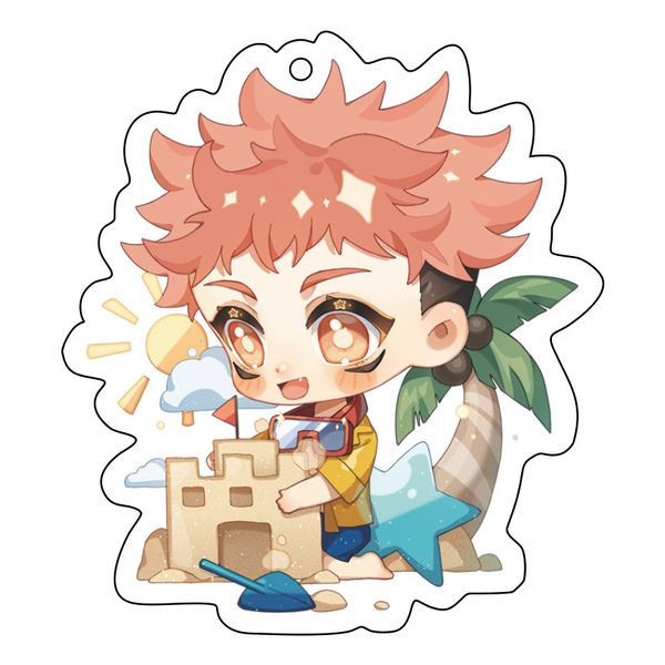 anime jujutsu kaisen keychain cartoon acrylic cute funny key ring woman key ring man girls llavero keychains jewelry porte clef, Slivery;golden
anime jujutsu kaisen keychain cartoon acrylic cute funny key ring woman key ring man girls llavero keychains jewelry porte clef, Slivery;golden