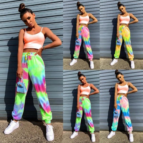 lastest tie-dye printing women casual pants high waist drawstring ankle banded suitable sports club or street wear women's & capris, Black;white
lastest tie-dye printing women casual pants high waist drawstring ankle banded suitable sports club or street wear women's & capris, Black;white