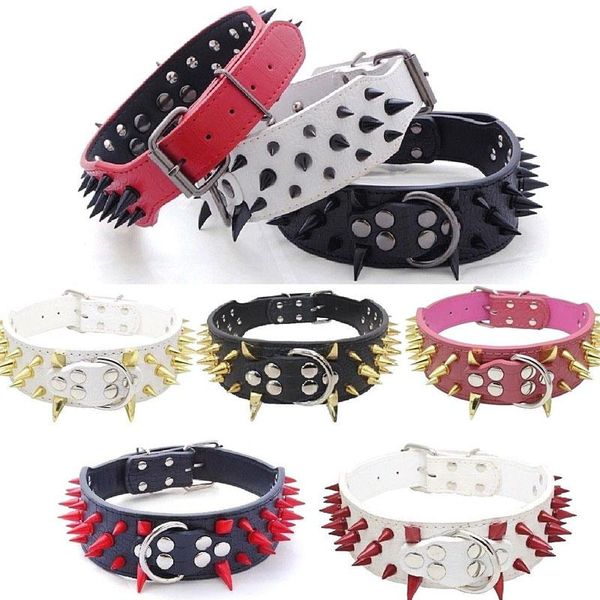 dog collars & leashes rivet pu leather collar cool spiked studded pet puppy for small medium large dogs
dog collars & leashes rivet pu leather collar cool spiked studded pet puppy for small medium large dogs