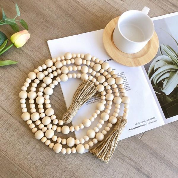 decorative objects & figurines european wood bead garland with tassels farmhouse beads rustic country decoration living room bedroom wall ha
decorative objects & figurines european wood bead garland with tassels farmhouse beads rustic country decoration living room bedroom wall ha