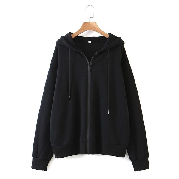 autumn puls size black hoodies jacket casual zipper hooded sweatshirts coat women loose street outwear xz2586 210525
autumn puls size black hoodies jacket casual zipper hooded sweatshirts coat women loose street outwear xz2586 210525