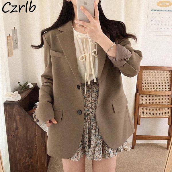 women's suits & blazers women design streetwear korean style simple all match college tender office autumn clothing selling chic ins, White;black
women's suits & blazers women design streetwear korean style simple all match college tender office autumn clothing selling chic ins, White;black