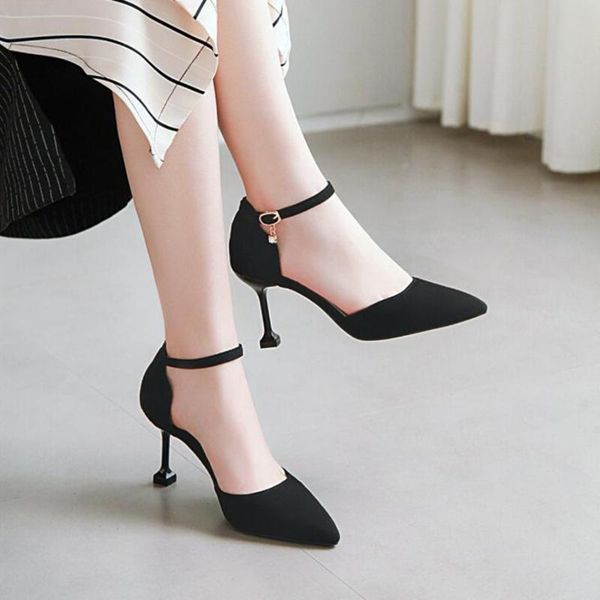 sandals non-slip elegant ladies pointed toe high heels ankle strap wedding party shoes woman, Black
sandals non-slip elegant ladies pointed toe high heels ankle strap wedding party shoes woman, Black