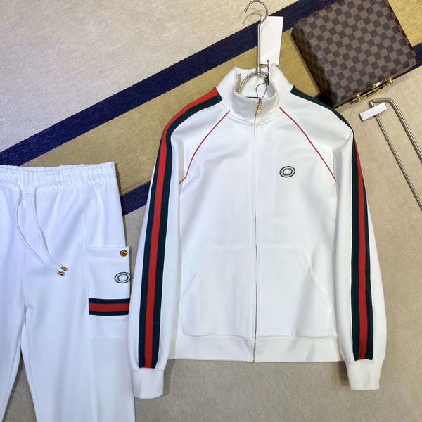 spring men tracksuit fashion color ribbon stitching zipper cardigan sportswear high-end designer luxury slim running mens tracksuits, Gray
spring men tracksuit fashion color ribbon stitching zipper cardigan sportswear high-end designer luxury slim running mens tracksuits, Gray