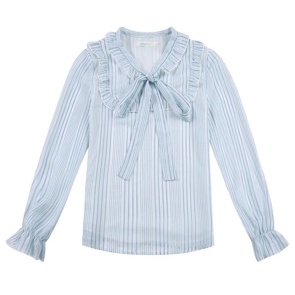 blouse women blusas mujer de moda 2021 long sleeve blouses shirts v-neck blue striped chiffon shirt blusa d423 women's &, White
blouse women blusas mujer de moda 2021 long sleeve blouses shirts v-neck blue striped chiffon shirt blusa d423 women's &, White