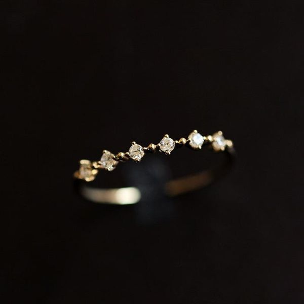 wedding rings women's crystal ring charm gold thin suitable for lovely bride leaf engagement, Slivery;golden
wedding rings women's crystal ring charm gold thin suitable for lovely bride leaf engagement, Slivery;golden
