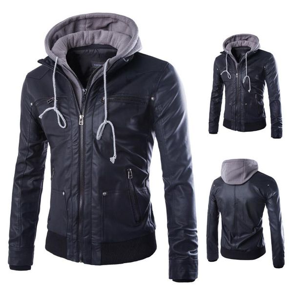 men's jackets kimsere leather biker with removable hood fashion fau motorcycle jacket outerwear plus size m-4xl, Black;brown
men's jackets kimsere leather biker with removable hood fashion fau motorcycle jacket outerwear plus size m-4xl, Black;brown