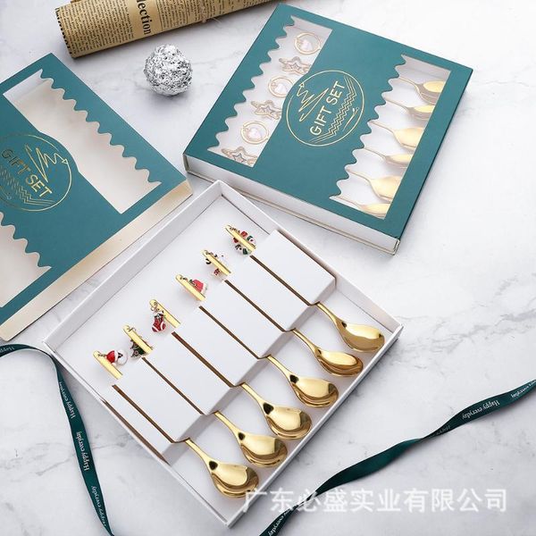 dinnerware sets 6pcs/lot stainless steel coffee spoon household gold and silver branches leaves fork kitchen tea set leaf
dinnerware sets 6pcs/lot stainless steel coffee spoon household gold and silver branches leaves fork kitchen tea set leaf