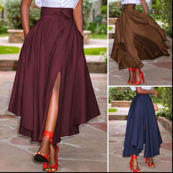 summer vintage zipper long women skirts maxi irregular beach high waist a line solid faldas saia s 5xl, Black
summer vintage zipper long women skirts maxi irregular beach high waist a line solid faldas saia s 5xl, Black