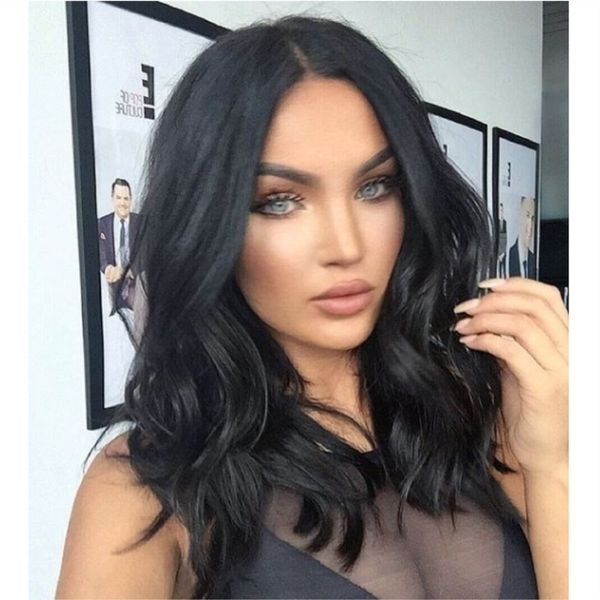 short new wig women's micro curly medium long hair corn whisker chemical fiber headgear, Black
short new wig women's micro curly medium long hair corn whisker chemical fiber headgear, Black