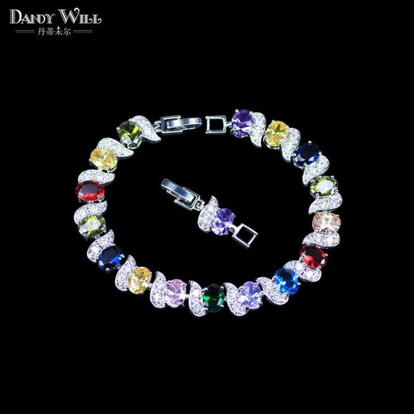 charm bracelets 2021 fashion egg shape cubic zircon jewelry multi color austrian crystal strand for girlfriend surprise gift, Golden;silver
charm bracelets 2021 fashion egg shape cubic zircon jewelry multi color austrian crystal strand for girlfriend surprise gift, Golden;silver