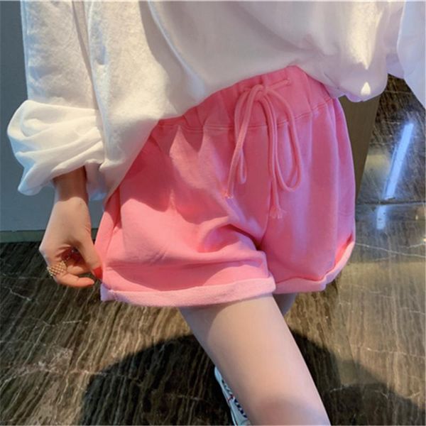 women's shorts pink casual 2021 women summner korean short loung wear shrts ladies bottoms tracksuit, White;black
women's shorts pink casual 2021 women summner korean short loung wear shrts ladies bottoms tracksuit, White;black