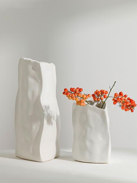 vases nordic irregular geometric ceramic vase decoration white home living room deskornament drop
vases nordic irregular geometric ceramic vase decoration white home living room deskornament drop