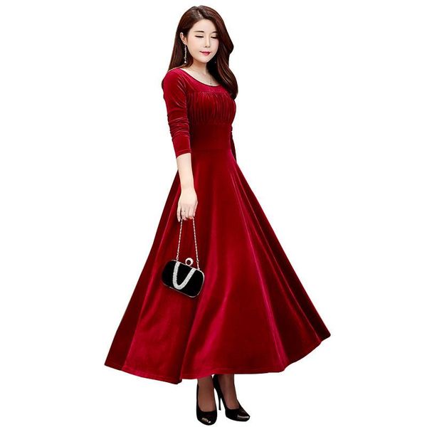 casual dresses 2021 women autumn winter dress fashion elegant gold velvet plus size woman party long sleeve pz1154, Black;gray
casual dresses 2021 women autumn winter dress fashion elegant gold velvet plus size woman party long sleeve pz1154, Black;gray