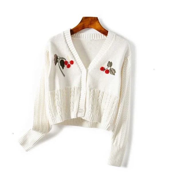 women's sweaters sweaters women white cherry beadings knit short sweater hollow out sweet v-neck long sleeve female car 4b3k, White;black
women's sweaters sweaters women white cherry beadings knit short sweater hollow out sweet v-neck long sleeve female car 4b3k, White;black