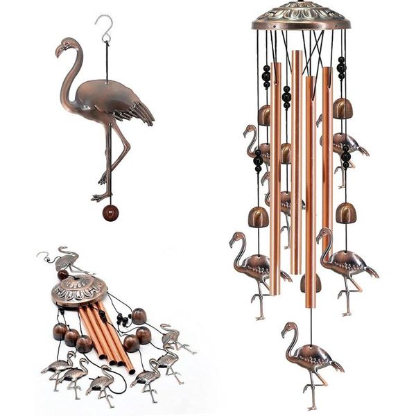 decorative objects & figurines metal pipe wind chimes brass bells flamingo pendant gift 90cm length outdoor idyllic retro relaxing melodic t
decorative objects & figurines metal pipe wind chimes brass bells flamingo pendant gift 90cm length outdoor idyllic retro relaxing melodic t