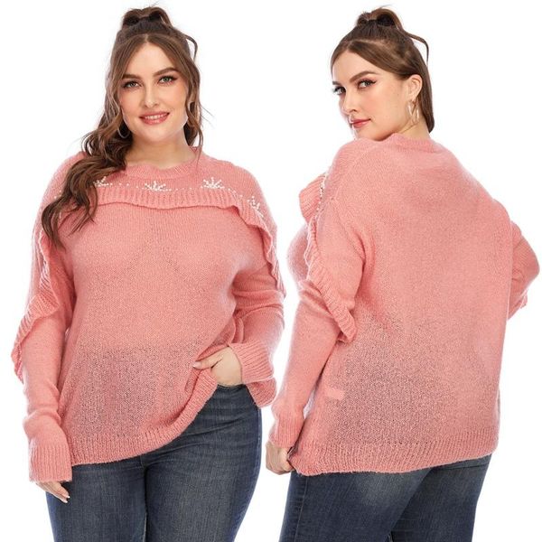 women's sweaters plus size sweater for women casual loose long sleeve o neck knit pullover, White;black
women's sweaters plus size sweater for women casual loose long sleeve o neck knit pullover, White;black
