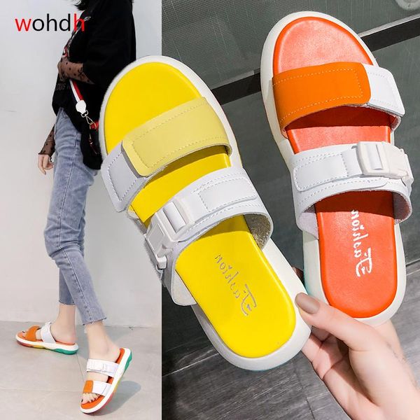 wohdhe casual women slides narrow band pu leather slippers summer shoes platform comfly shales 2021, Black
wohdhe casual women slides narrow band pu leather slippers summer shoes platform comfly shales 2021, Black