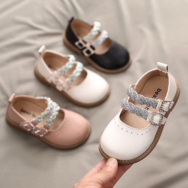 70% off factory online children's leather shoes 2021 spring and autumn new baby casual double velcro cute round head girls' small, Black
70% off factory online children's leather shoes 2021 spring and autumn new baby casual double velcro cute round head girls' small, Black