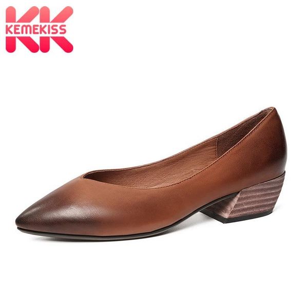 dress shoes kemekiss real leather women pumps casual spring retro slip on daily party traveling female footwear size 33-40, Black
dress shoes kemekiss real leather women pumps casual spring retro slip on daily party traveling female footwear size 33-40, Black