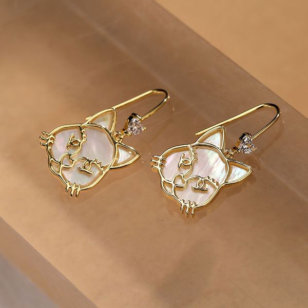 70% off luxury jewelry new cat face sweet design micro inlaid zircon shell flower earrings girl heart earrings, Golden;silver
70% off luxury jewelry new cat face sweet design micro inlaid zircon shell flower earrings girl heart earrings, Golden;silver