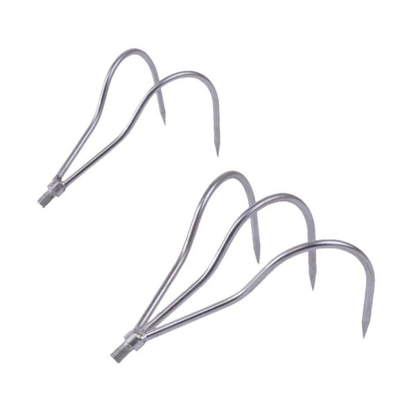 pcs fishing aquatic tines rake stainless steel rod accessories catch fish hook for outdoor supplies (2 hooks
pcs fishing aquatic tines rake stainless steel rod accessories catch fish hook for outdoor supplies (2 hooks