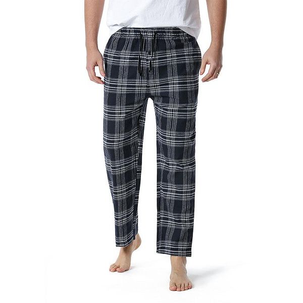 men's pants plaid pajama bottom men sleepwear lounging relaxed comfy soft cotton flannel home wear breathable pyjama homme, Black
men's pants plaid pajama bottom men sleepwear lounging relaxed comfy soft cotton flannel home wear breathable pyjama homme, Black