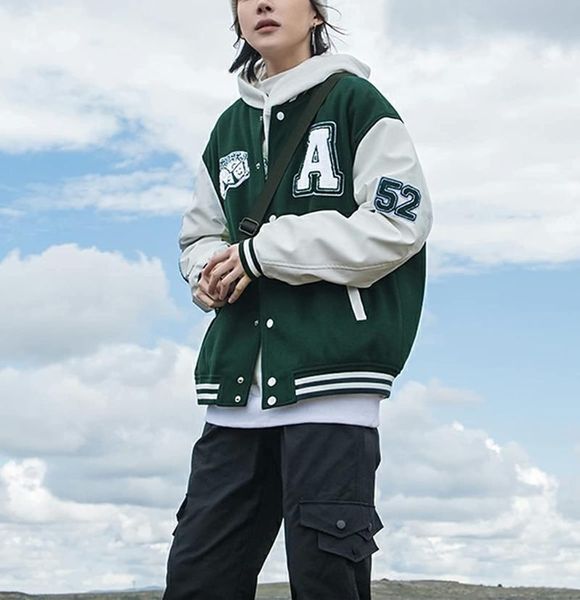 women's jackets bomber jacket for women fashion 2022 spring autumn vibe style baseball uniform retro clothes streetwear oversized coat, Black;brown
women's jackets bomber jacket for women fashion 2022 spring autumn vibe style baseball uniform retro clothes streetwear oversized coat, Black;brown