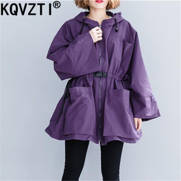 women's trench coats arrival plus size office lady cotton black solid long sleeve casual elastic waist pocket female loose outwear, Tan;black
women's trench coats arrival plus size office lady cotton black solid long sleeve casual elastic waist pocket female loose outwear, Tan;black