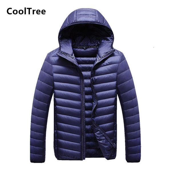 cooltree men down jackets autumn winter white duck down hooded coats male ultra-light thin solid color outerwear, Black
cooltree men down jackets autumn winter white duck down hooded coats male ultra-light thin solid color outerwear, Black